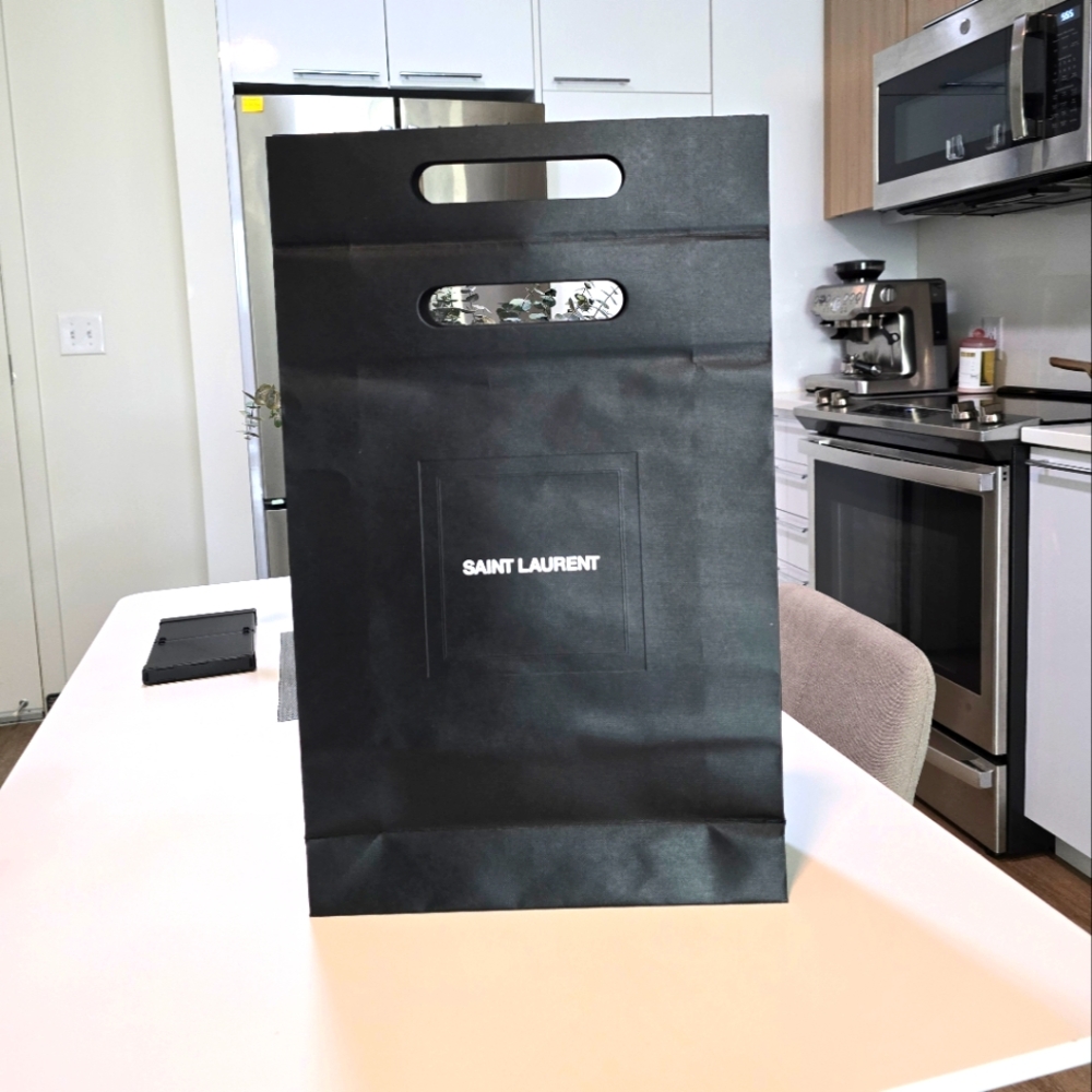 ysl shopping paper bag